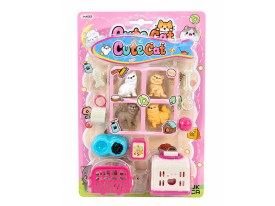 Set 4 gatitos CUTE CATS blister